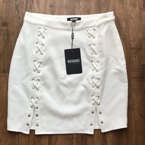 White skirt
